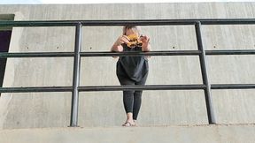 Diana Senior sexy toy crushing under my feet