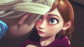 Futa Elsa Fingering and Fucking Anna | Frozen Parody