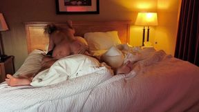 Tiffany Leiddis rides big cock hard in morning