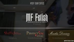 Cruel stepsister's face fucking