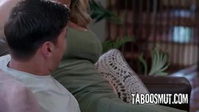 Blonde Stepmom Surprises Stepson with a Wild Dance and Intimate Encounter