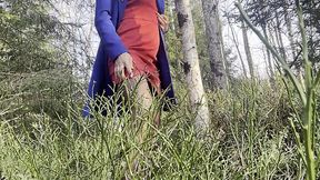 Busty Slut Fucked Hard in the Middle of the Woods