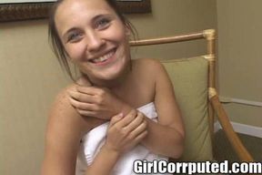 Asmr Young Sierra Snow Shy Girl Bath Towel Interview by Dirty D