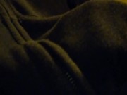 Young Latino Jerking His Big Uncut Cock In Public Through His Sport Pants