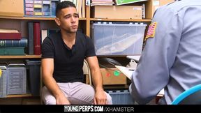 YoungPerps - Latin Guy Gets Used By Mall Cop