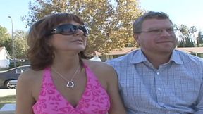 Desi has a loving husband who enjoys watching her hardcore fucking and swallowing cum