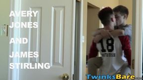 Cock hungry young man receives a stiff dick up the ass