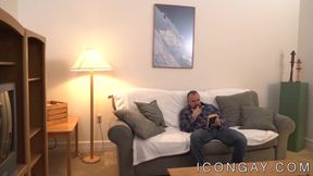 Handsome young man craves for bareback daddy love