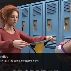 Locker Room Cheerleaders- MILF Breeder #3- Gameplay