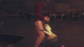 Femboy Nakai Takes Teacher’s Fat Cock Gushing Cum Face Fucked Raw