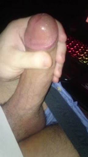 Long stroke for my big cock Cum at the final