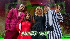 The Haunted House Of Swap By Featuring River Lynn & Amber Summer - Teamsheet Halloween