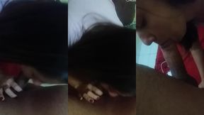 esposa safada pagando um boquete, antes do marido ir pro trabalho