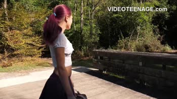 Skinny Teen (18+)'s Sizzling First Casting Experience