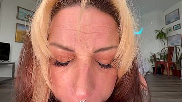 MY POV - THE SLOPPY BLOWJOB OF PEGGY SUE