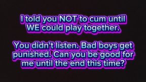 Control Yourself for Mistress Rachel