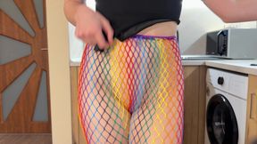 Fishnet Cosplay Chair Pixie - Plug & Double Thrill Ride