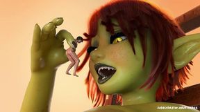 Gibbys Private Time - Snack Edition (vore, Giantess / Shrink, Insertion)