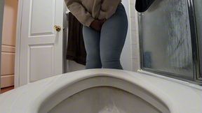 How Long Can I Hold It While Looking At The Toilet Part 17: Squirming In Jean