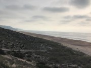 Walking Naked at Salgado Beach and Sao Giao, Nazare, Portugal