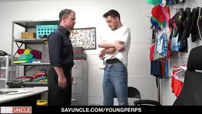 Cute Teen Thug Busted Pleasured by Horny Security Guard – PerpPatrol 18+