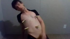 Clothespin Play Fetish Fanclub Video of the Month "bounce That Ass on My Chickcock"