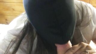 Masked cougar Loves to Suck