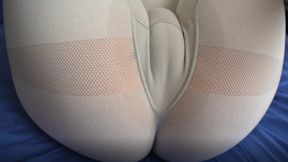 Step sister asked to touch her wet pussy in leggings and fuck her