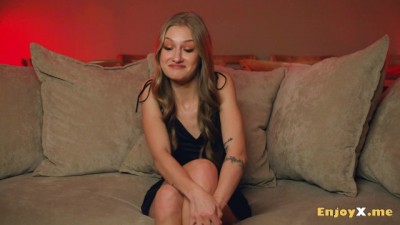 Wild Blonde Biotch Unleashed: Deep-Throating and Creampie in Full HD!