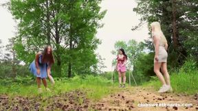 Playing Frisbee and Licking Pussy at ClubSweethearts
