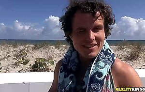 Big boobies at the beach, Julz Gotti