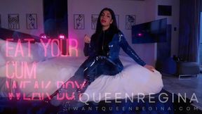 Eat your  cum  weak boy