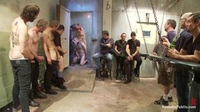 Big Stud Gets His Ass Pulverized in the Slaughterhouse