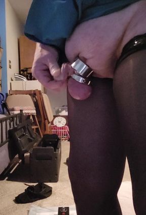 Showing my rings! I love being bound!