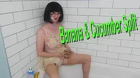 Banana and Cucumber Split