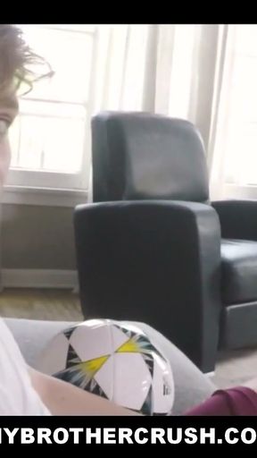 Young Step Brothers Jerk Off Together Then Fuck POV   Clip 1