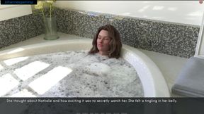 AWAM - Dylan gave Sophia a foot massage in the bath