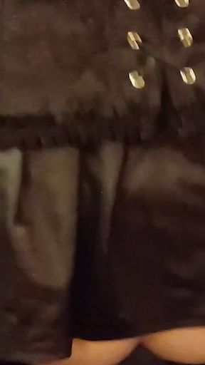 Sissy Leogoth Rides Big Plug and Cums