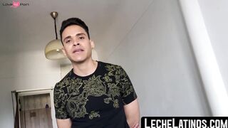 LecheLatinos.com - Latino cock sucker rides a big raw cock and cums hard