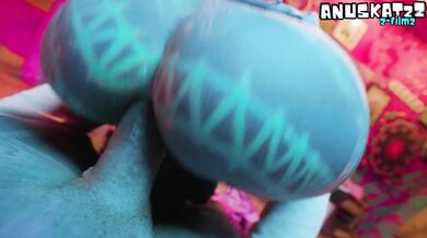 Maid Ripped Open Savage Anal Fuck on Kitchen Table