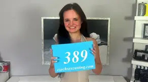 Beauty from Poland tries her luck at a Czech casting