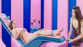 Bound And Tickled To The Limitation - Stripped Hot Chick In Feet And Tickling Fetish Challenge