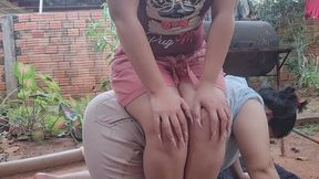 She thinks I'm a human piece of furniture