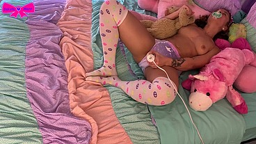 Taboo Diaper Girl Vibrating Pull Up Masturbation Dakota Marr ABDL
