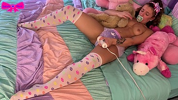 Taboo Diaper Girl Vibrating Pull Up Masturbation Dakota Marr ABDL