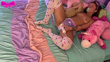 Taboo Diaper Girl Vibrating Pull Up Masturbation Dakota Marr ABDL
