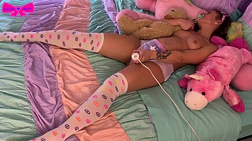Taboo Diaper Girl Vibrating Pull Up Masturbation Dakota Marr ABDL