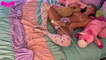 Taboo Diaper Girl Vibrating Pull Up Masturbation Dakota Marr ABDL