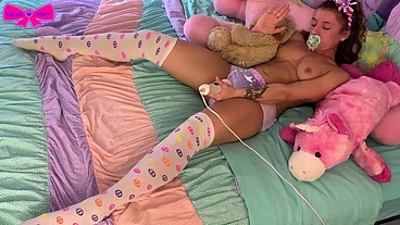 Taboo Diaper Girl Vibrating Pull Up Masturbation Dakota Marr ABDL
