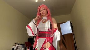 yae miko genshin impact cosplay. sex with yae miko.